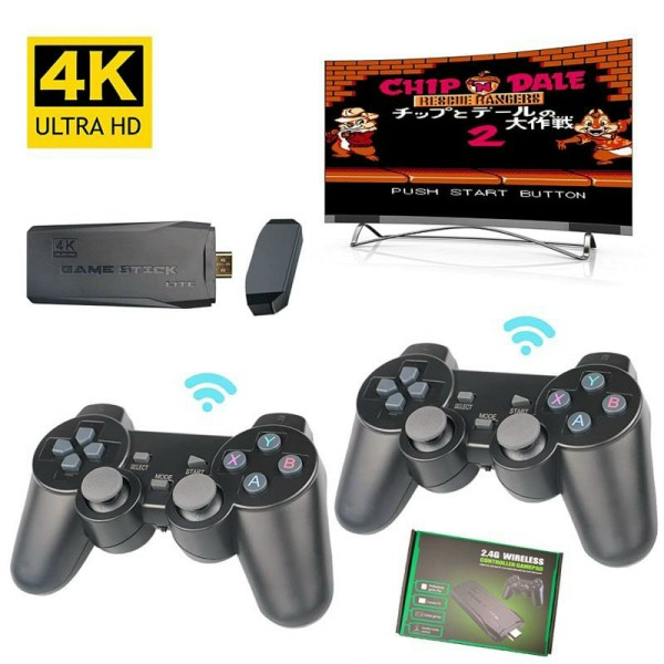 Game Stick 4K GD10 128GB New Retro Video Game Console 2.4G Wireless –  Realtech