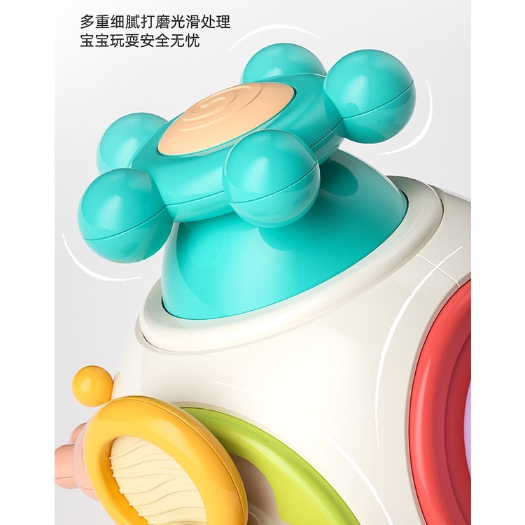 Khối bận rộn Busy Cube - Đồ chơi rèn luyện kỹ năng, tăng khả năng quan sát, vận động tinh cho trẻ, đồ chơi giáo dục sớm