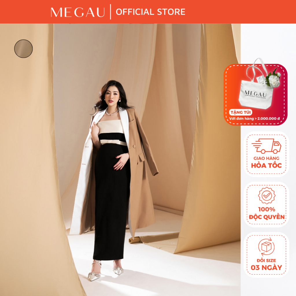 VICTORY – Áo khoác dáng dài Trenchcoat cho bà bầu và sau sinh thương hiệu MEGAU