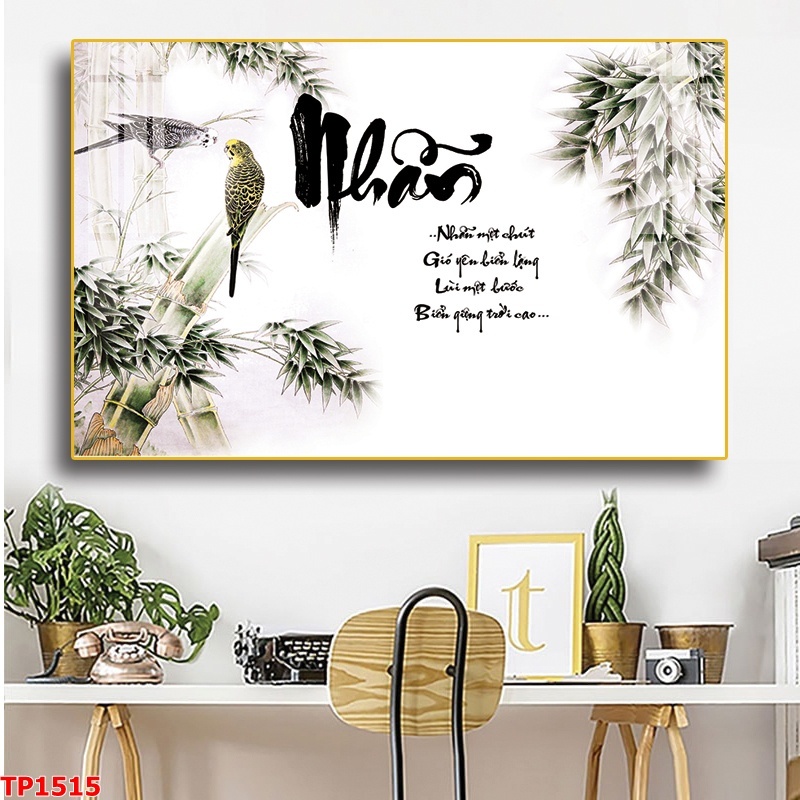 Tranh Tráng Gương Chữ Nhẫn Phòng Khách/ Phòng Ngủ/ Quà Tặng Ohadecor