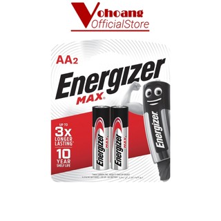 Pin Energizer AA Max vỉ 2 viên dung lượng cao chống chảy - Hàng Chính Hãng