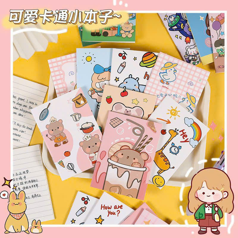 combo 10 Sổ tay mini sổ note họa tiết dễ thương- Ngẫu nhiên | Shopee ...