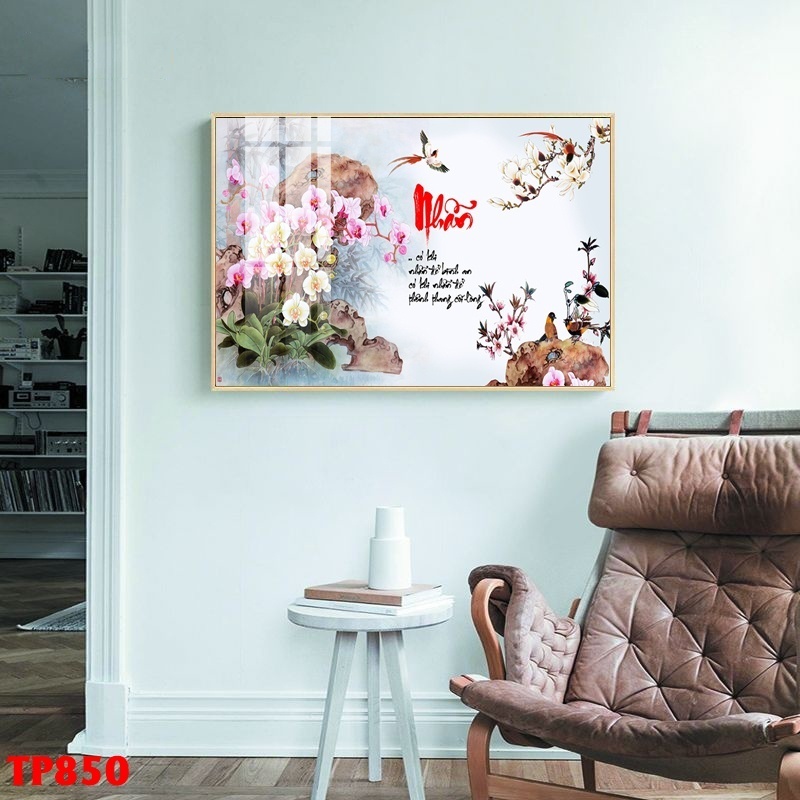 Tranh Tráng Gương Chữ Nhẫn Phòng Khách/ Phòng Ngủ/ Quà Tặng OHA Decor