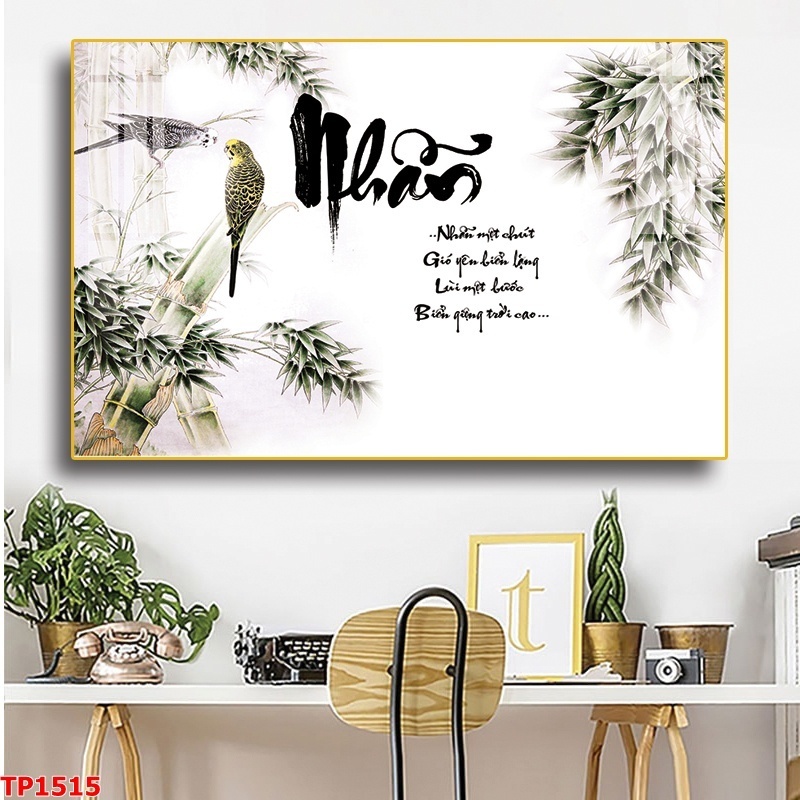 Tranh Tráng Gương Chữ Nhẫn Phòng Khách/ Phòng Ngủ/ Quà Tặng OHA Decor