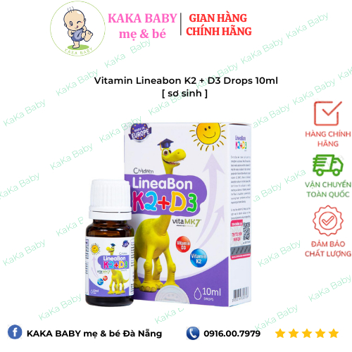 Vitamin Lineabon K2 + D3 Drops 10ml Shopee Việt Nam