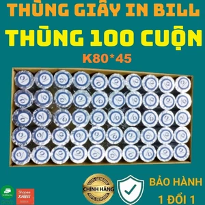 Giấy in bill K80x45 giấy in nhiệt K80 80mm giấy in hóa đơn K80*45 K80x45m K80-45 in đơn hàng giấy nhiệt