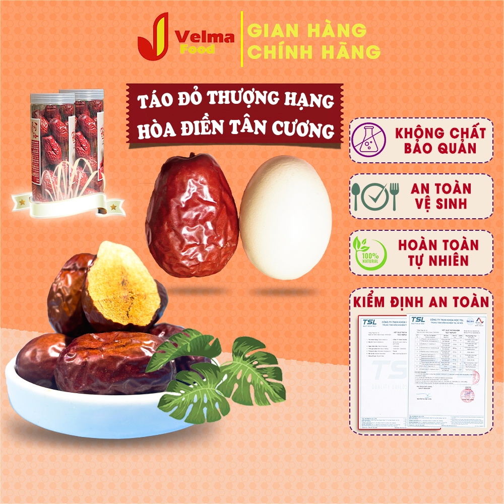 Táo đỏ Tân Cương VELMA FOOD loại Hòa Điền Tân Cương hảo hạng cải thiện