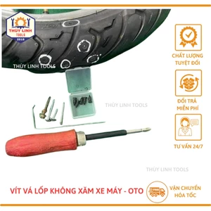 Vít vá lốp xe máy không xăm không cần tháo lốp - THÙY LINH TOOLS