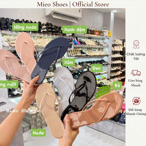 Dép Lê / Dép Kẹp Nữ Bóng Đế Tpr Dẽo Xịn MieoShoes D2422 D2423 D2424 D2425 D2426 D2427 D2428 D2629