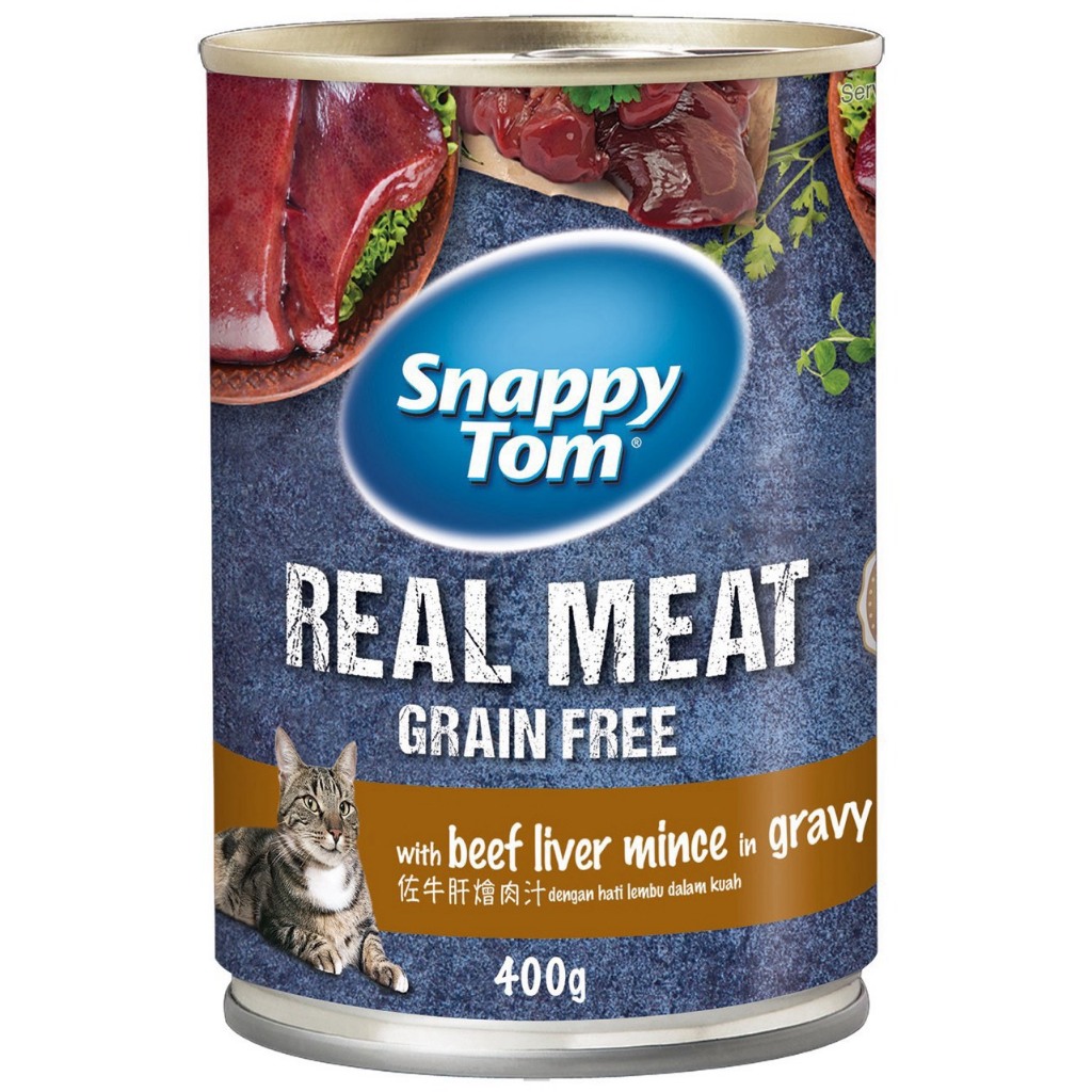 Pate SNAPPY TOM Lon 400g Real Fish & Real Meat Cho Mèo - CÁ NGUYÊN CON ...