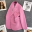 Áo vest nữ blazer nữ công sở hàng Quảng Châu túi NẮP TAM GIÁC (kèm video thật) độn vai may 2 lớp bigsize