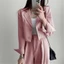 Set áo VEST NỮ DÁNG NGẮN (kèm VIDEO THẬT) nữ hàng Quảng Châu DÁNG LỬNG độn vai may 2 lớp quần suông tuyết mưa