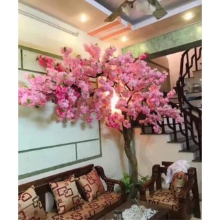 < Hàng loại 1>Cành hoa anh đào chùm Nhật bản cao cấp nhập khẩu 1m- Hoa giả trang trí