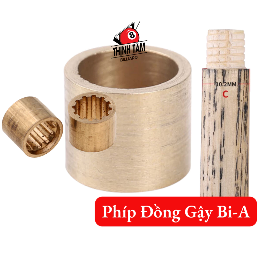 [THỊNH TÂM] Phíp Đồng Đầu Cơ Bida, Đồng Thau Cực Bền Dành cho CLB Bi-A [ TTBD ]