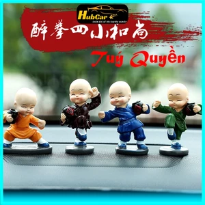 Chú Tiểu Trang Trí Ô Tô Chú Tiểu Mini Tứ Không Chú Tiểu Để Bàn Trang Trí Trên Ô Tô