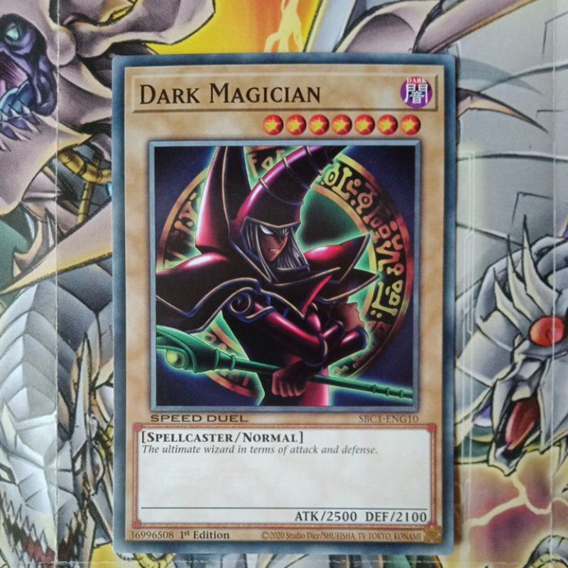 YU-GI-OH! Dark Magician (A) - SBC1-ENA01 - Common - 1st Edition - Collectible Card - 1 Piece
