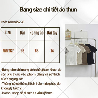 Áo thun cao cổ tay ngắn Áo thun cộc tay cổ cao dáng basic form ôm body Aocolo228_P0K10 247store