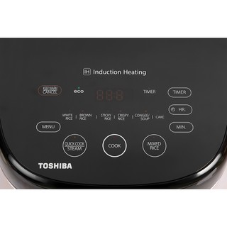Nồi cơm cao tần Toshiba 1.8 lít RC-18IX1PV-Chính Hãng trưng bày-Công nghệ cao tần công suất 1300 W