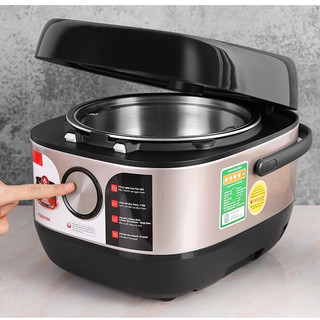 Nồi cơm cao tần Toshiba 1.8 lít RC-18IX1PV-Chính Hãng trưng bày-Công nghệ cao tần công suất 1300 W