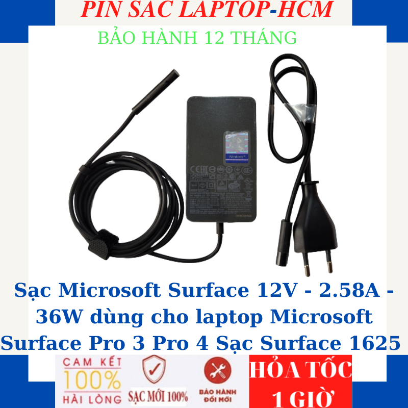 Original 36W Microsoft Surface Pro 3 4 5 6 AC Power Adapter Charger Model 1625 E - Foto 5