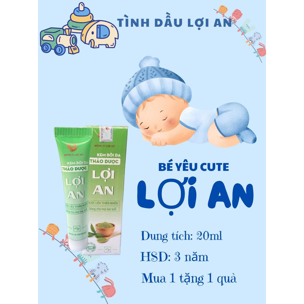 Ảnh Kem Bôi Da Lợi An Cho Bé Yêu COMBO 3 Hộp 2