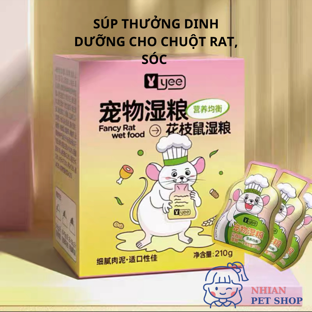 [SẴN] Súp Thưởng Protein Đạm Vitamin Cho Chuột Rat Hãng YEE Thức Ăn Dặm ...