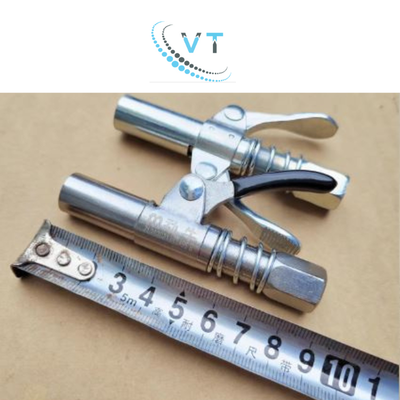 Đầu bơm mỡ bò 2 cánh 6 chấu chất liệu thép không rỉ