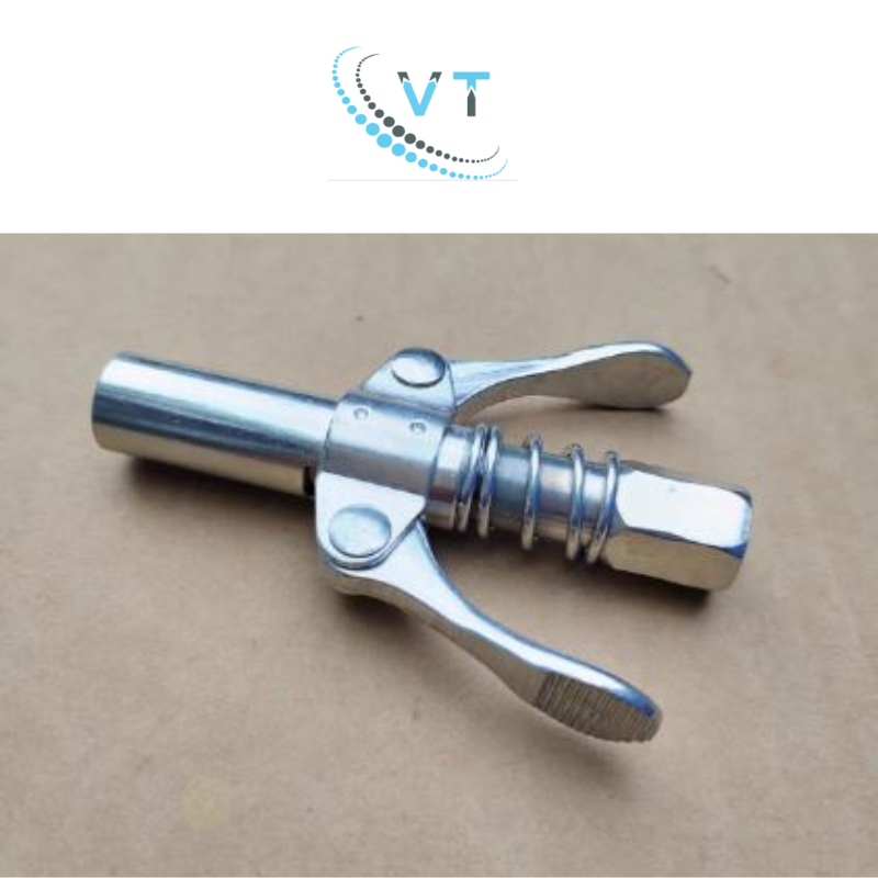 Đầu bơm mỡ bò 2 cánh 6 chấu chất liệu thép không rỉ