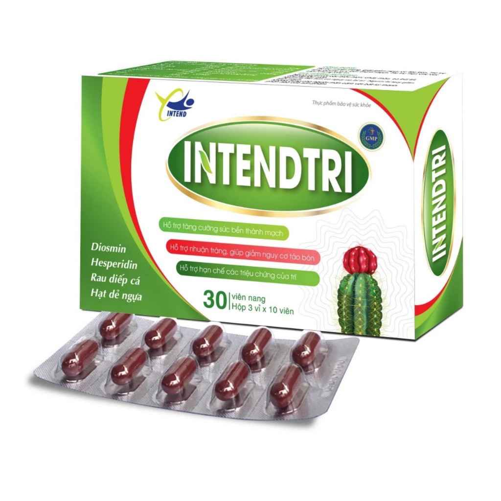 TRĨ - INTENDTRI Viên uống (30 viên) + Tuýp bôi 20g | Shopee Việt Nam