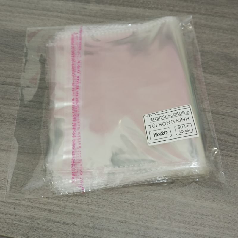 Túi Bóng Kính Đựng Card, Bọc OPP Dán Miệng Đựng Sách Truyện, Túi Bóng ...