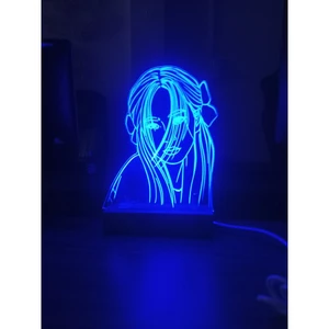 Đèn ngủ 3d để bàn khắc Jisoo đa dạng chế độ sáng trang trí phòng, đèn led decor làm quà tặng cực chất