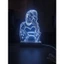 Đèn ngủ 3d để bàn Khắc hình Rose cute trang trí phòng ngủ, đèn led decor làm quà tặng cực chất