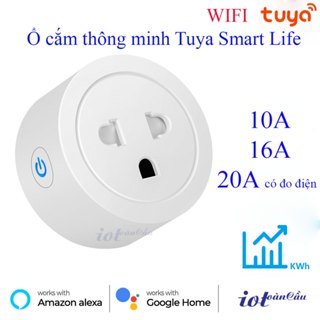 Tuya WiFi Smart Switch 10A/2200W RF 433MHz Wireless Remote Switch Timer APP  Control Universal Smart Home Automation Module Voice Control Compatible  with  Alexa & for Google Home for Electric Appliances –