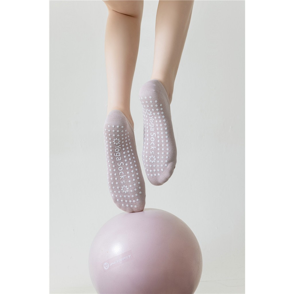 Vớ Tất cổ thấp chống trượt hỗ trợ tập YOGA phong cách dễ thương, xinh xắn.