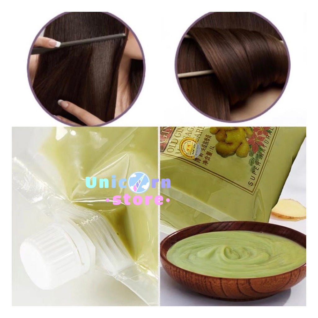 Kem Ủ Tóc Gừng Nóng Phục Hồi Hư Tổn Boqian Nội Địa Trung 1000ml