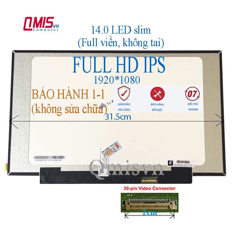 Dalle écran LED 14 Pouces Pour Huawei Matebook D14 - 1920x1080 - Neuf Garantie 1 An