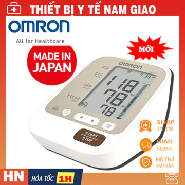(Tặng Adapter) - Máy Đo Huyết Áp Omron JPN600 [Made In Japan] - Máy Bảo Hành 5 Năm