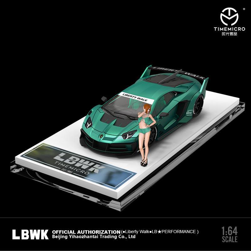 MÔ HÌNH 1:64 LBWK x TIME MICRO - LBWK Lamborghini LP700 GT EVO Green ...