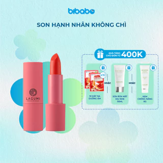 [BIBABO] Son không chì chiết xuất từ hạnh nhân cao cấp Lagumi