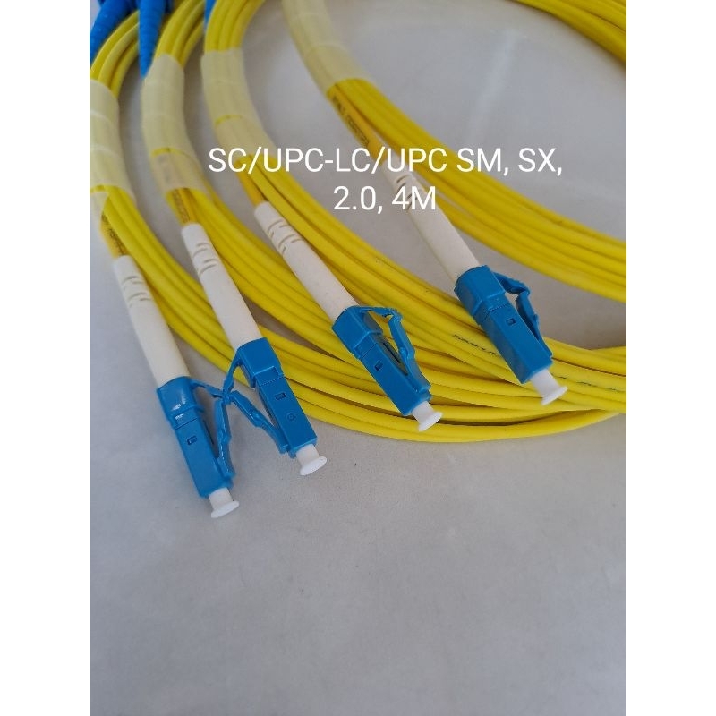 Dây nhảy quang SC/UPC-LC/UPC SINGLEMODE SIMPLEX PHI 2.0MM DÀI 4M ...