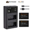 Combo 2 Pin Và Sạc Đôi K&F LP-E17 dành cho Canon EOS R8 R50 EOS RP 750d 800D EOS M3 | KF28.0014