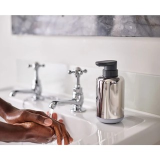 Bình bơm xà phòng Joseph Joseph EasyStore Luxe (Steel) 70582 , Bình đựng gel xà phòng GermanySnT HCM 350052