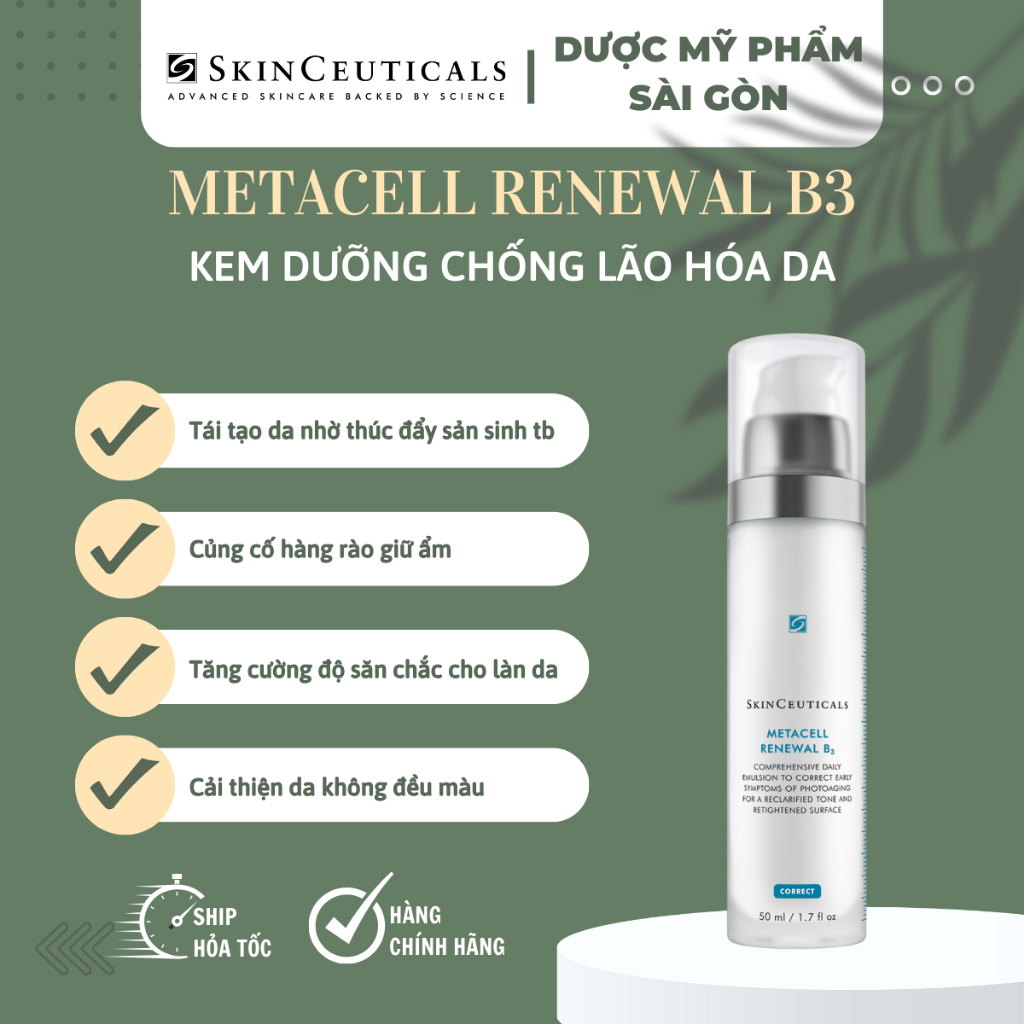 [hàng công ty] Skinceuticals Metacell Renewal B3 giảm dấu hiệu lão hóa ...