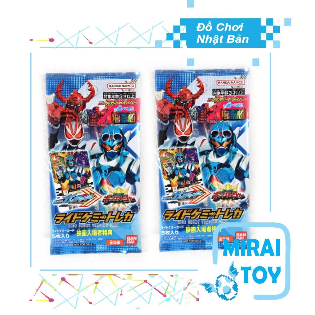 Gói thẻ bài Kamen Rider Gotchard Bản Movie King Ohger Chính hãng ...