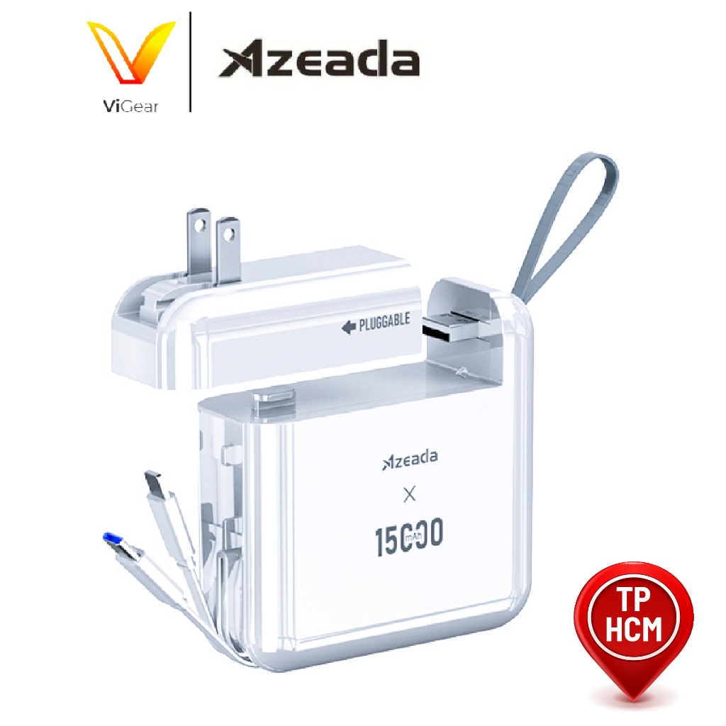Pin dự phòng 22.5W AZEADA PD-P110 dung lượng 15.000mAh | Shopee Việt Nam