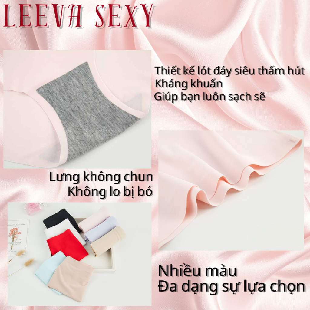 Quần lót nữ đúc su thun lạnh cao cấp, quần chip kháng khuẩn mặc siêu mát QL01