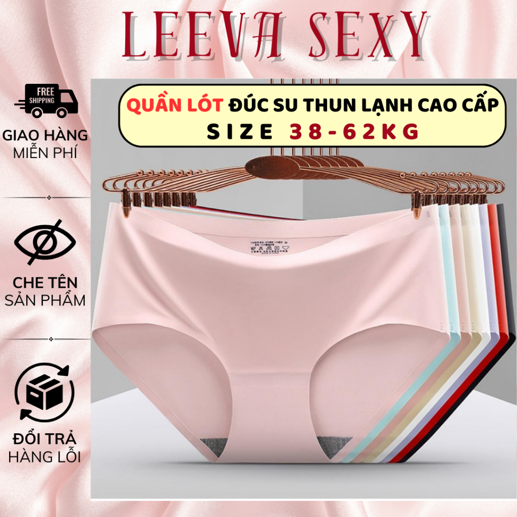 Quần lót nữ đúc su thun lạnh cao cấp, quần chip kháng khuẩn mặc siêu mát QL01