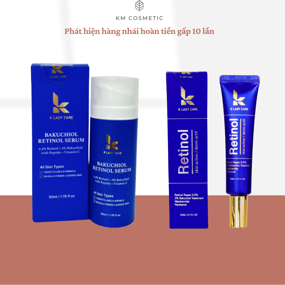 [Siêu Hot] Combo Retinol Bakuchiol 2% + Serum Retinol Bakuchiol 2% K ...