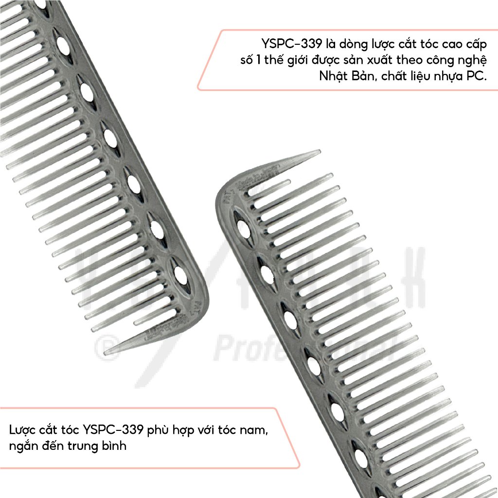 Ảnh Lược cắt tóc nam chuyên nghiệp YSPC-339 phù hợp cho tóc ngắn đến trung bình - Hàng chính hãng YS Park nhập khẩu Nhật Bản 2