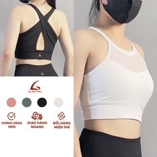 Áo Bra Nữ Cổ Yếm GLADIMAX CS92 Dây Đan Chéo Sau Lưng, Thoáng Mát, có sẵn đệm mút